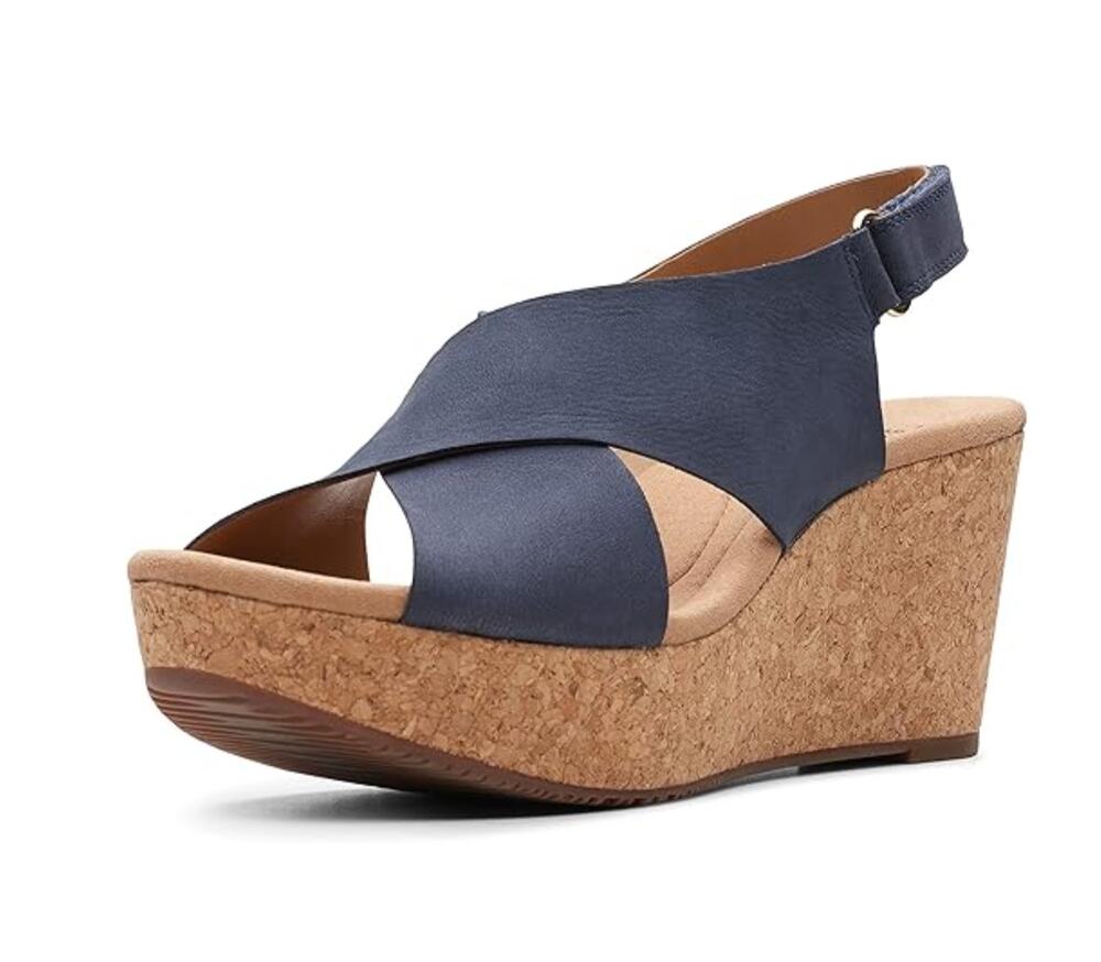 Clarks Women's Clarks Annadel Eirwyn Slingback Wedge Sandal // 8.5